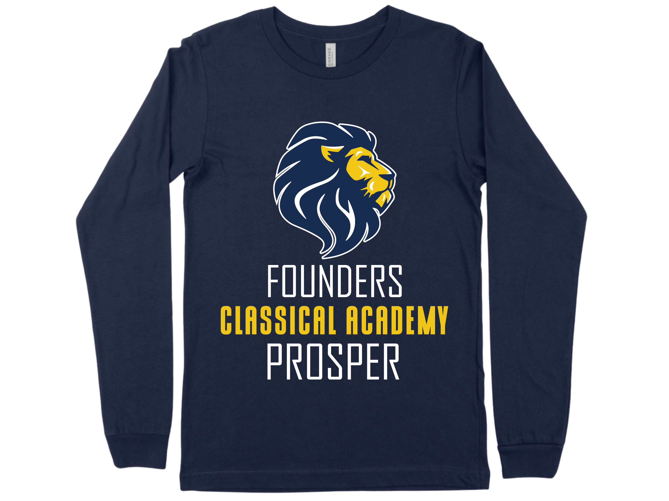 Founders Classical Academy Prosper- Navy Long Sleeve  Large Image