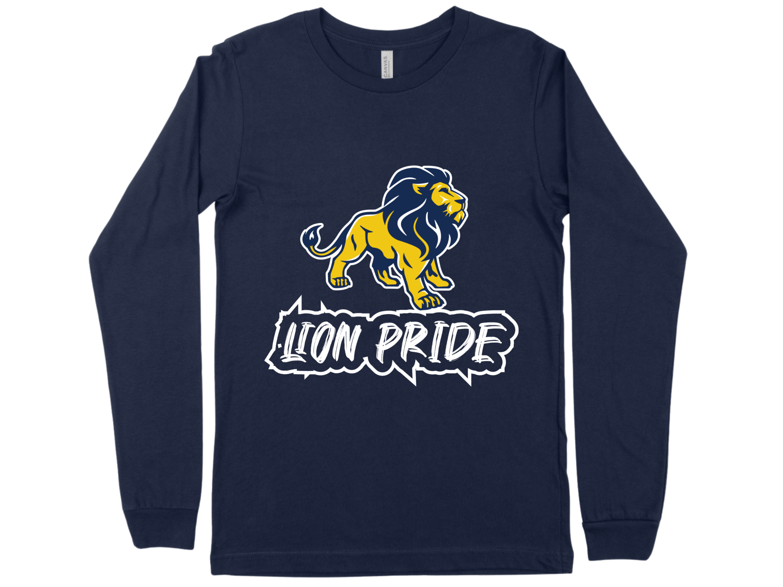 Lion Pride - Navy Long Sleeve  Large Image