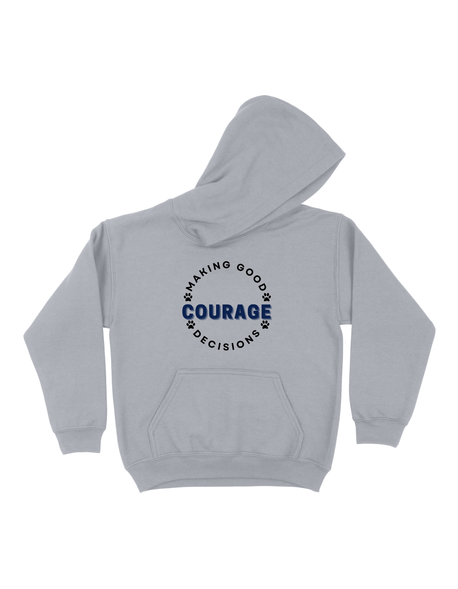 Courage - Sport Gray Hoodie  Large Image