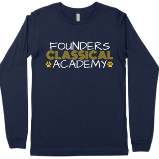 Founders Classical Academy - Navy Long Sleeve 