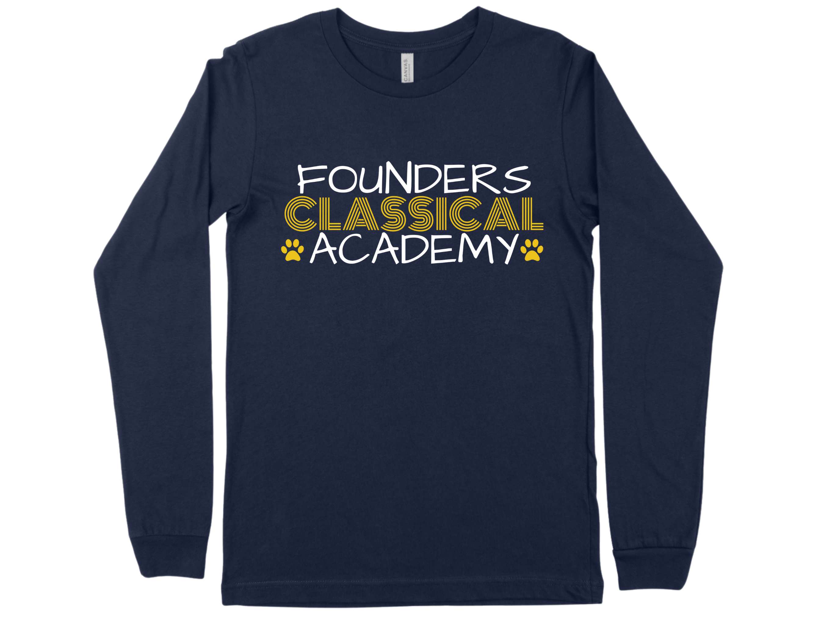 Founders Classical Academy - Navy Long Sleeve  Large Image