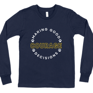 Courage - Navy Long Sleeve 
