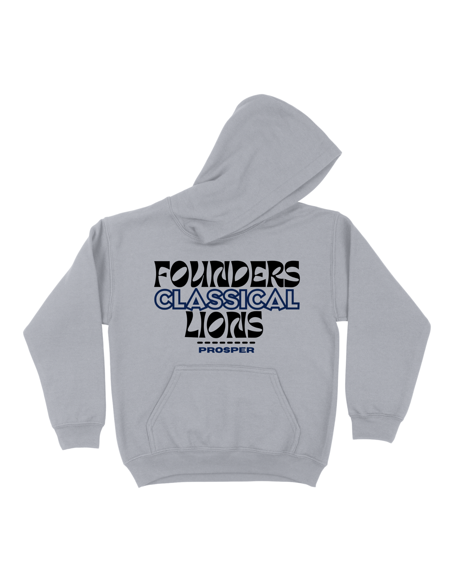 Founders Classical Lions Prosper - Sport Gray Hoodie Large Image