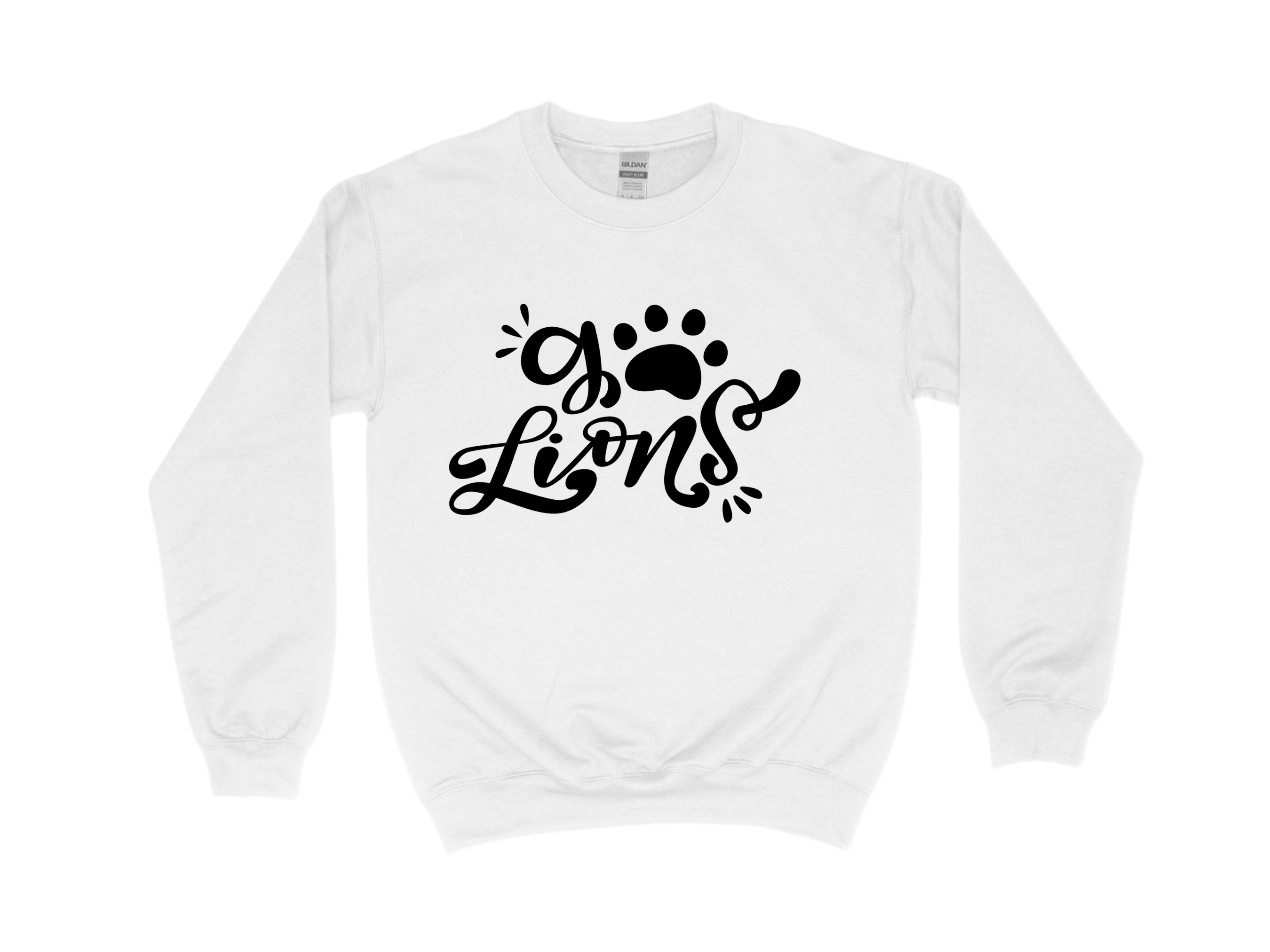 Go Lions - Black Sweatshirt  Large Image