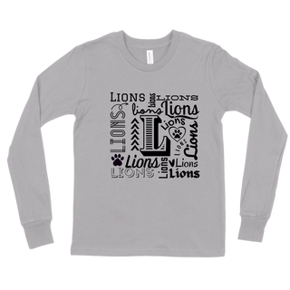 Lions_- Athletic Gray Long Sleeve 