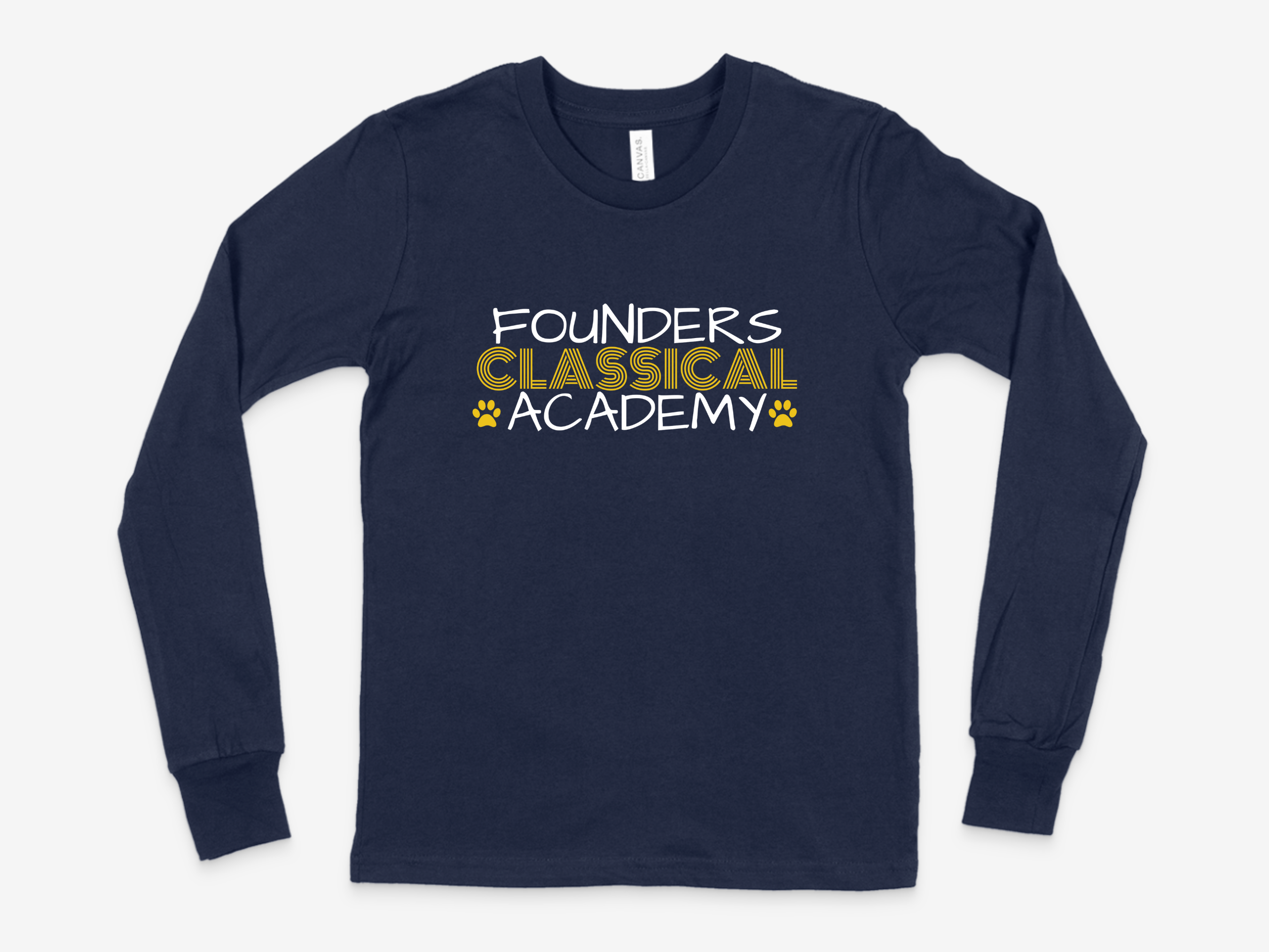 Founders Classical Academy  - Navy Long Sleeve  Large Image
