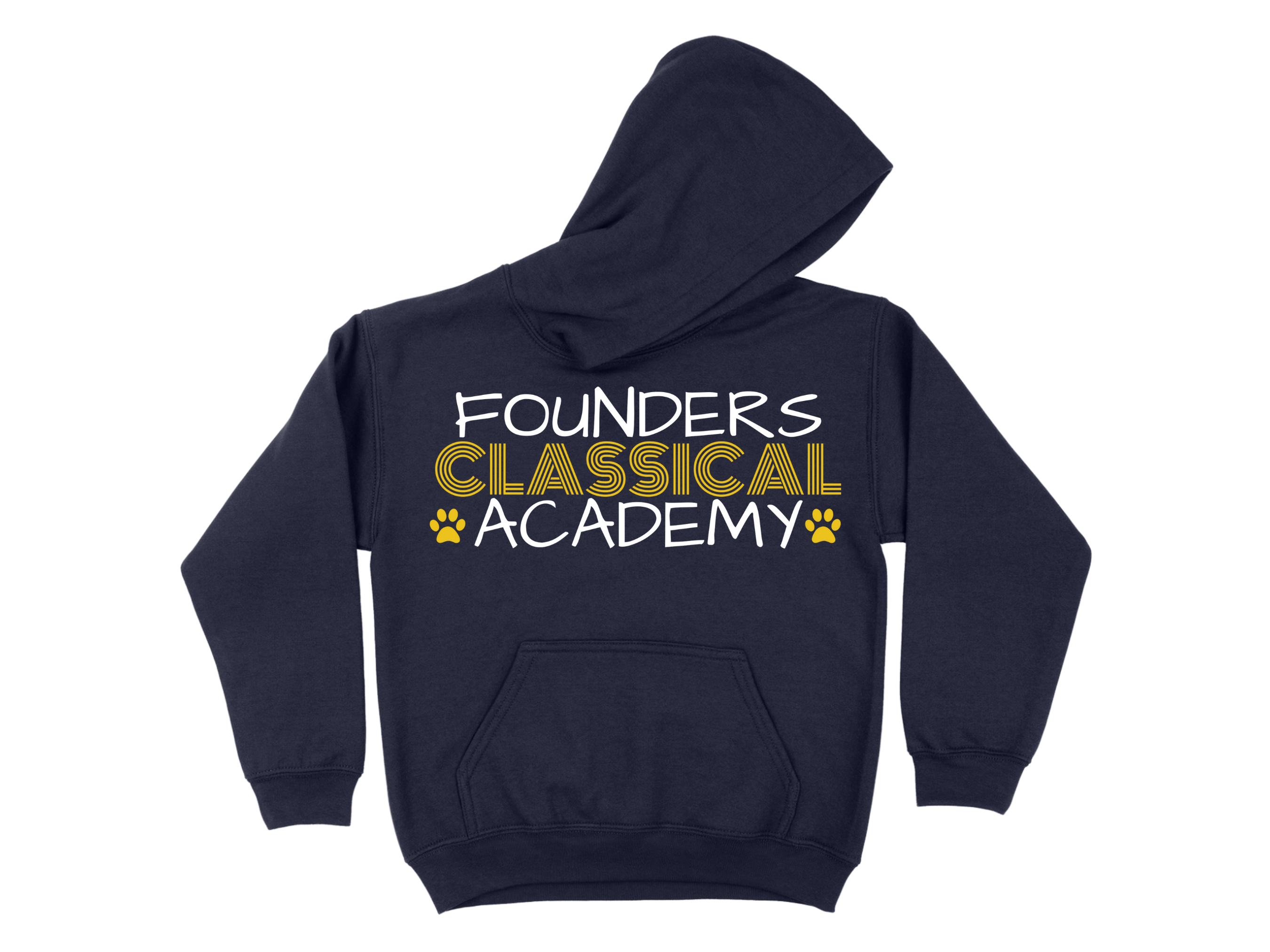 Founders Classical Academy  - Navy Hoodie Large Image