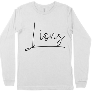 Lions_- White Long Sleeve  Image