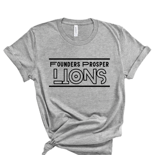 Founders Prosper Lions - Athletic Heather Short Sleeve  Image