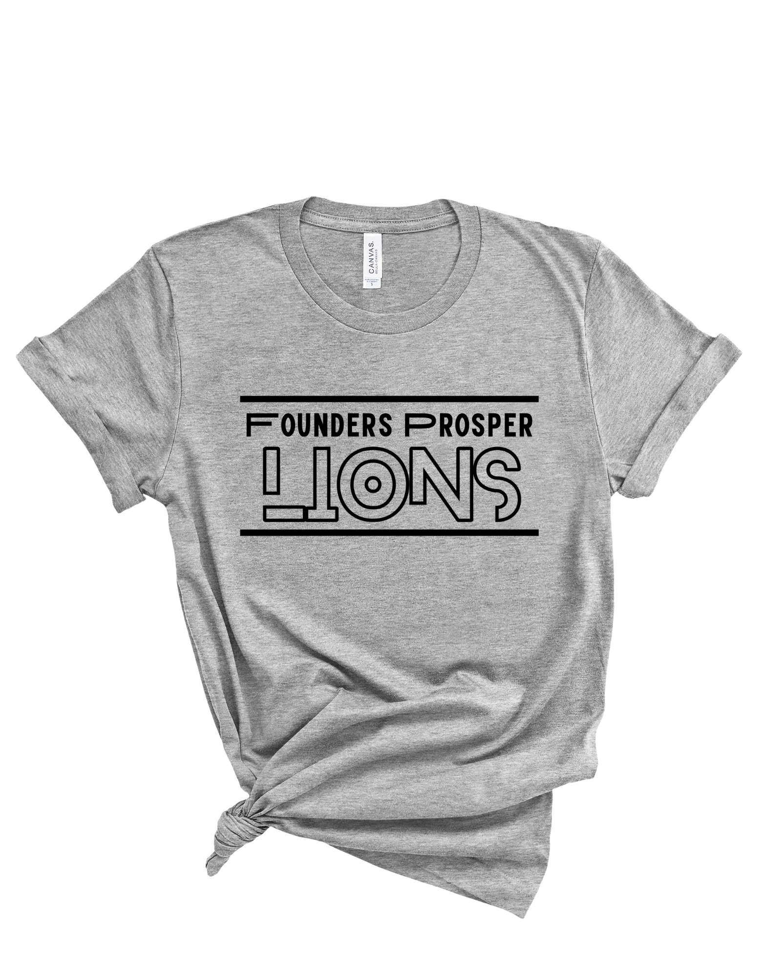 Founders Prosper Lions - Athletic Heather Short Sleeve  Large Image