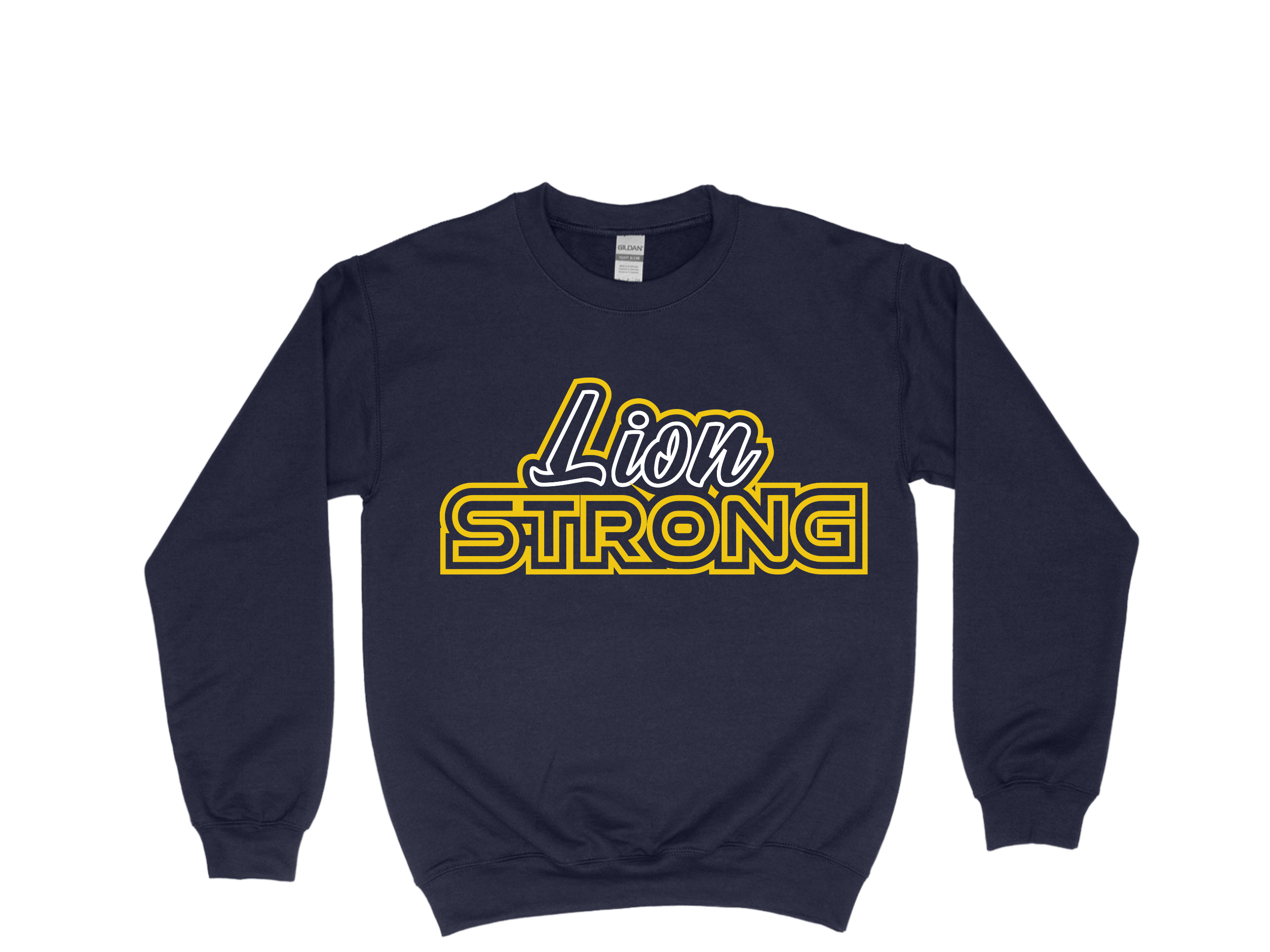 Lion Strong- Navy Sweatshirt  Large Image