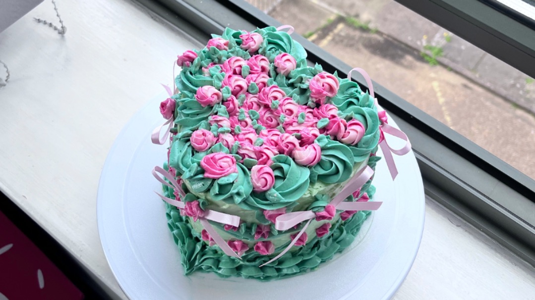 Custom Floral Cake