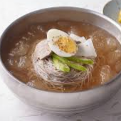 Naengmyeon (냉면) – cold buckwheat noodles