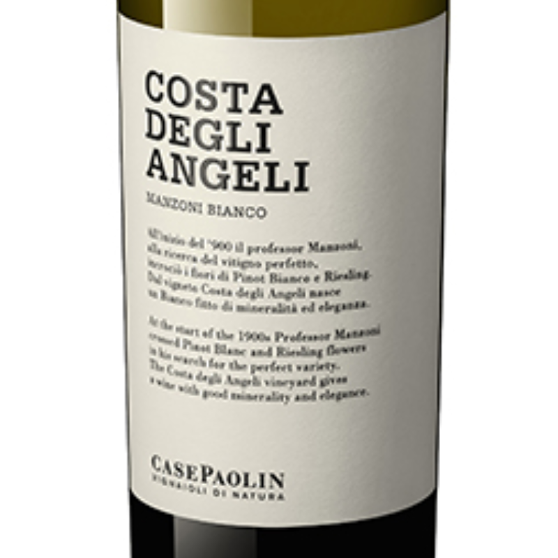 PAO004-CASE PAOLIN-Manzoni Bianco IGT Veneto Biologico “Costa degli Angeli” 