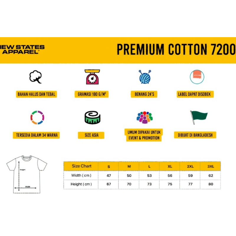 Kaos Warna Sport Grey