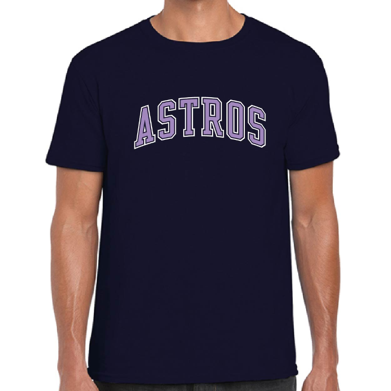 ASTROS T-Shirt Retro Triple Large Image