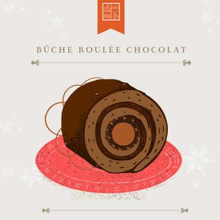 Bûche roulée chocolat