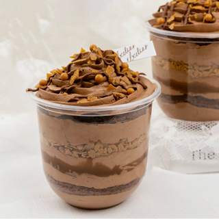 Chocolate Crème Crunchy Jar Cake