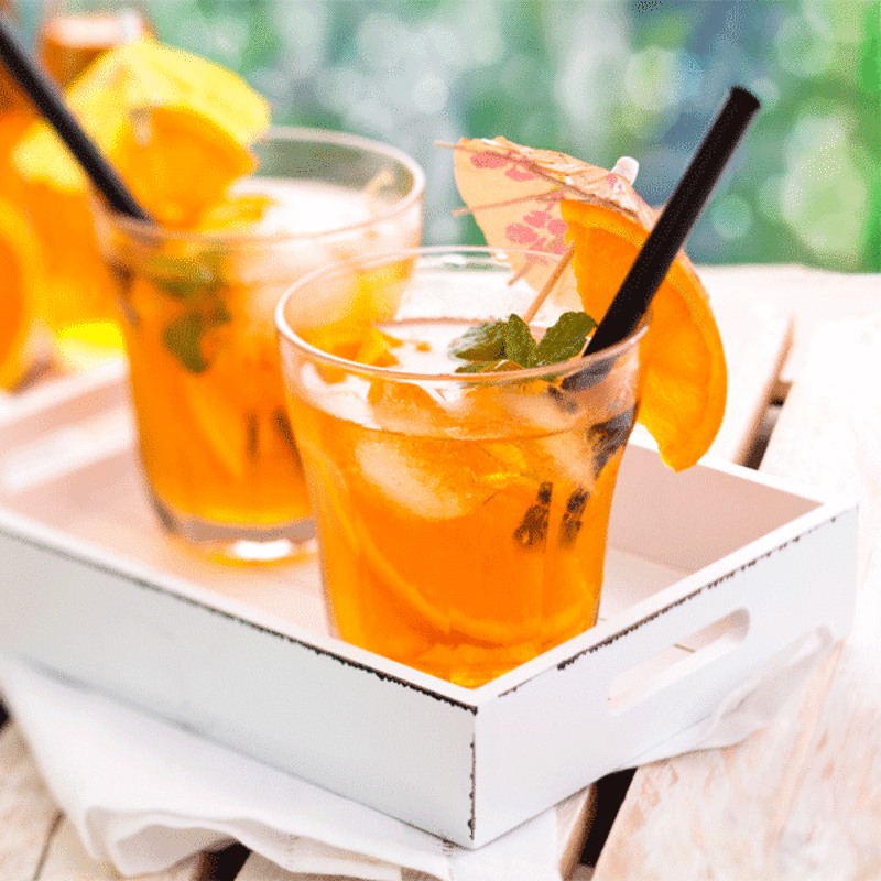 Orange Basil Mojito