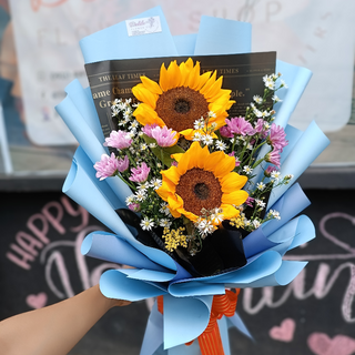 Two Sunflower Bouquet Image