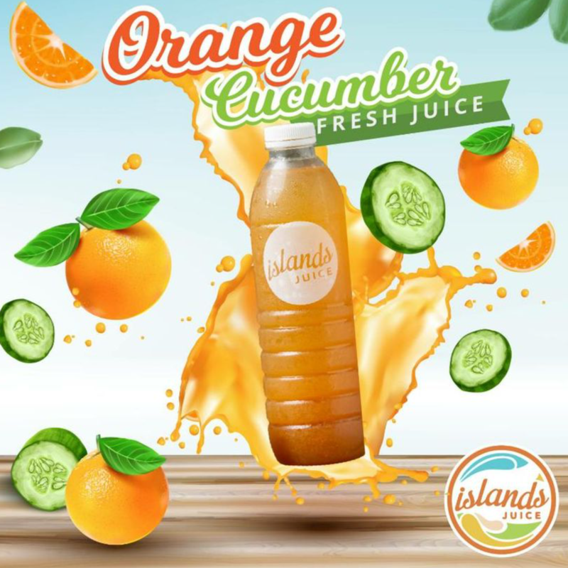 Orange Cucumber Juice Large Image