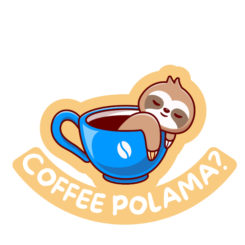 Coffee Polama? - Sticker