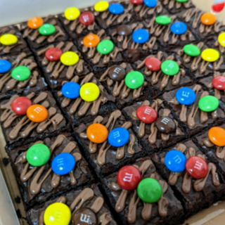 Brownies With MNM Chocolate