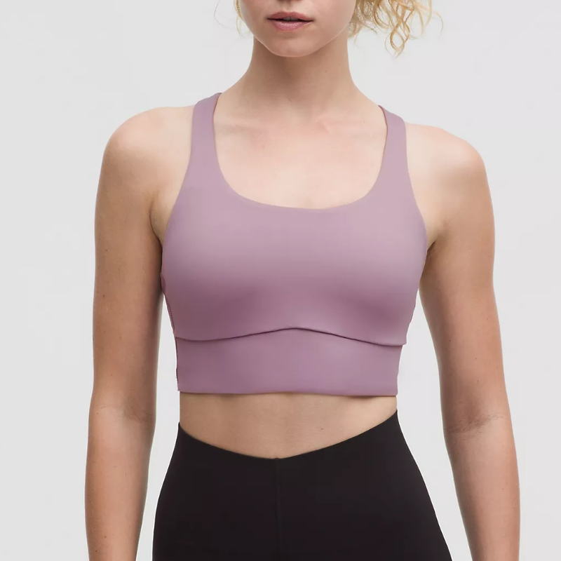 lululemon Energy Longline Bra *Medium Support, B–D Cups * Evolve - Lavender 