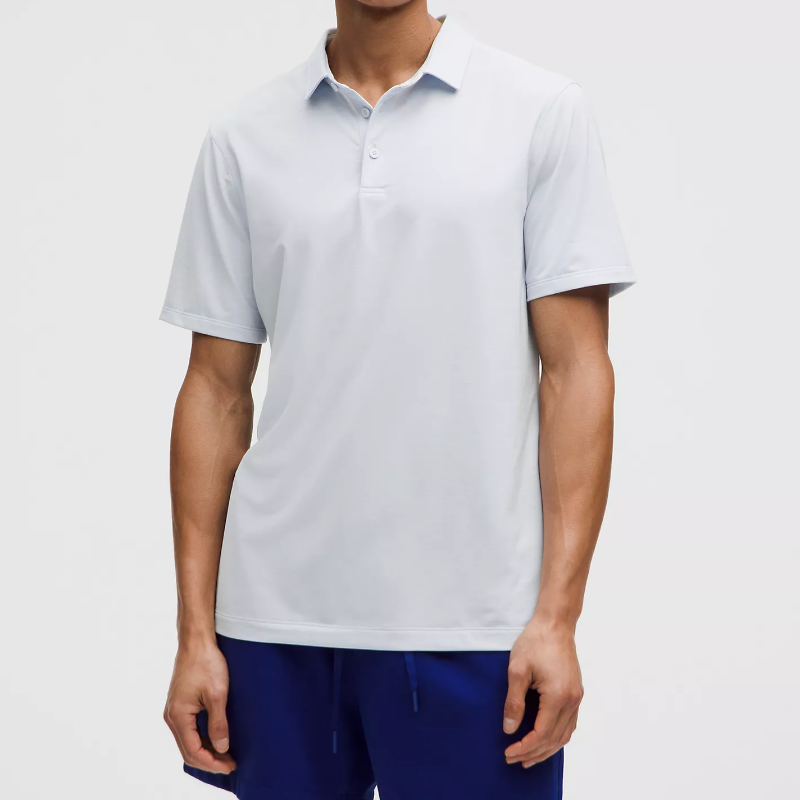 Evolution Short-Sleeve Polo Shirt - Heathered Starch Blue