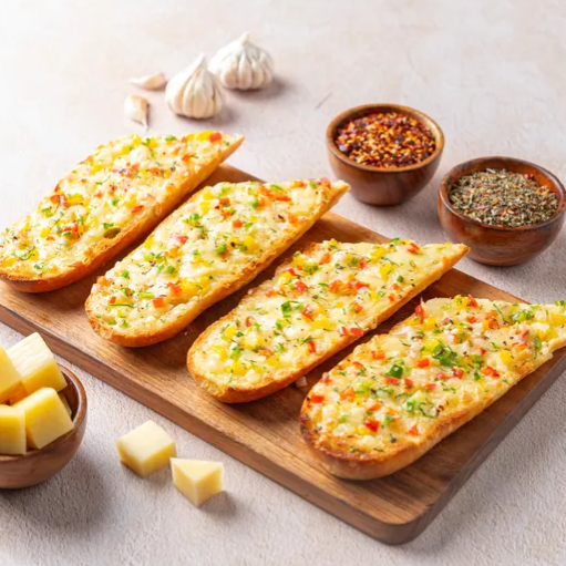 Girllic Bread With Cheese (4 pcs)