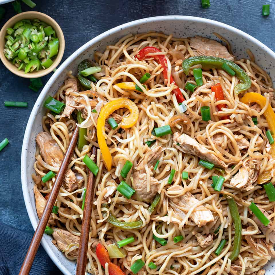 Double Egg Chicken Noodles