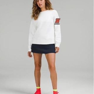 Women's Lululemon Loungeful Crewneck Pullover- White