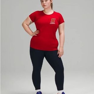 Women's Lululemon Swiftly Tech Short Sleeve 2.0 - Red 