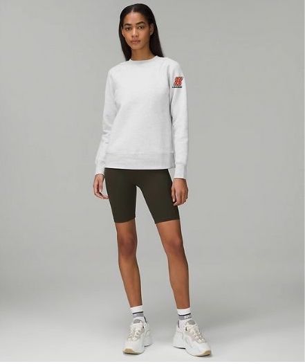 Women's Lululemon Loungeful Crewneck Pullover- Heathered Core Ultra Light Grey