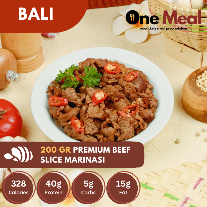 Frozen Meal Pack | Premium Beef Slice Marinasi Bali - 200gr Main Image