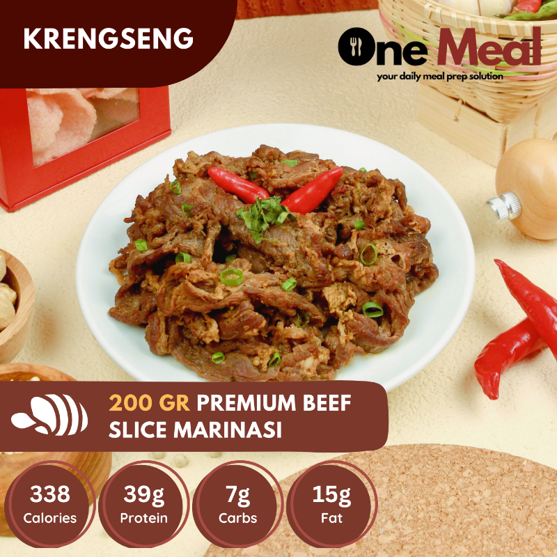 Frozen Meal Pack | Premium Beef Slice Marinasi Kresengan - 200gr Main Image