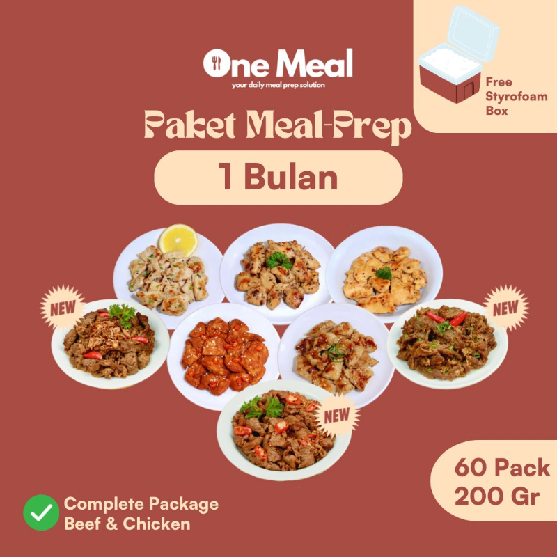 Paket Meal-Prep 1 Bulan Lauk Marinasi Frozen 60 Pack 200 Gram Main Image