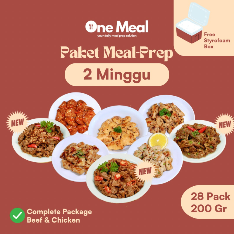 Paket Meal-Prep 2 Minggu Lauk Marinasi Frozen 28 Pack 200 Gram Main Image