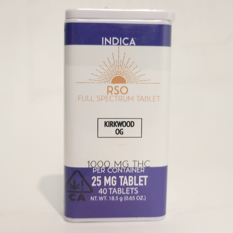 RSO Tablets | Kirkwood OG  Main Image