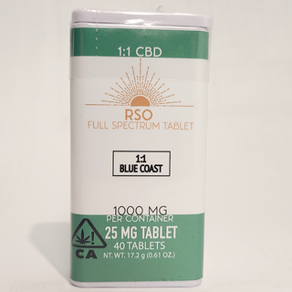 RSO Tablets | 1:1 Blue Coast