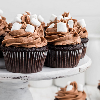 Lot de 6 cupcakes décadents au chocolat