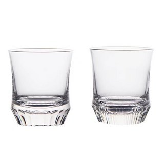 Double Shadow Crystal Rocks Glasses - Set of 6