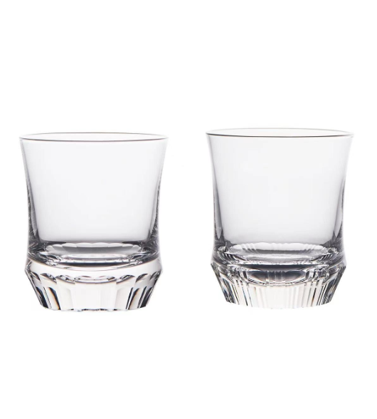 Double Shadow Crystal Rocks Glasses - Set of 6