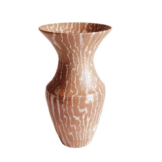 Handmade Shino Glaze Vase (Wood Grain 4)