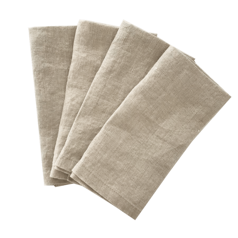 Plain Linen Napkins - Set of 4 Main Image