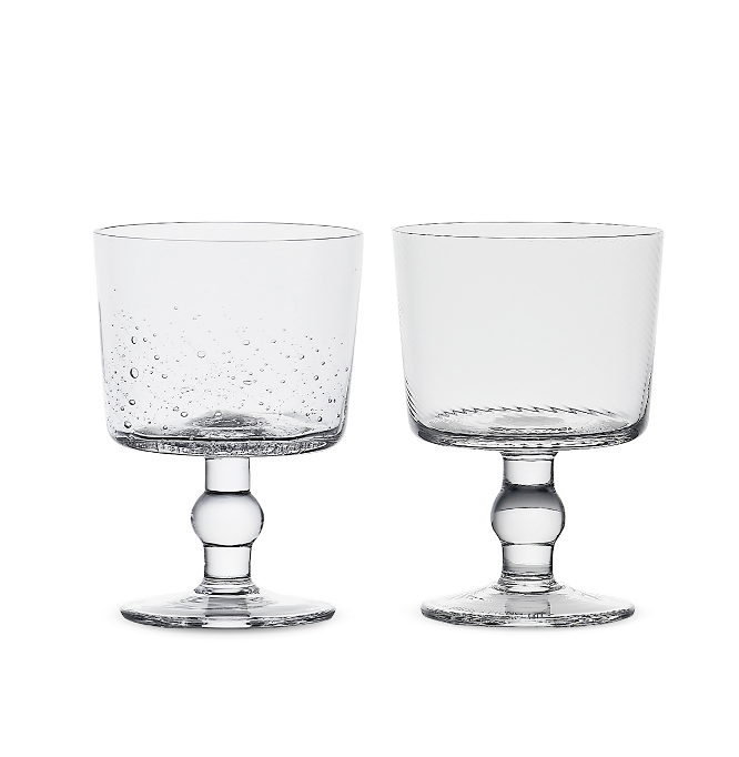 Droplet and Spiral Crystal Coupes - Set of 6