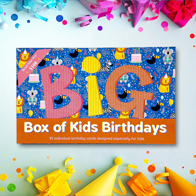 Big Box Kids Birthday Cards