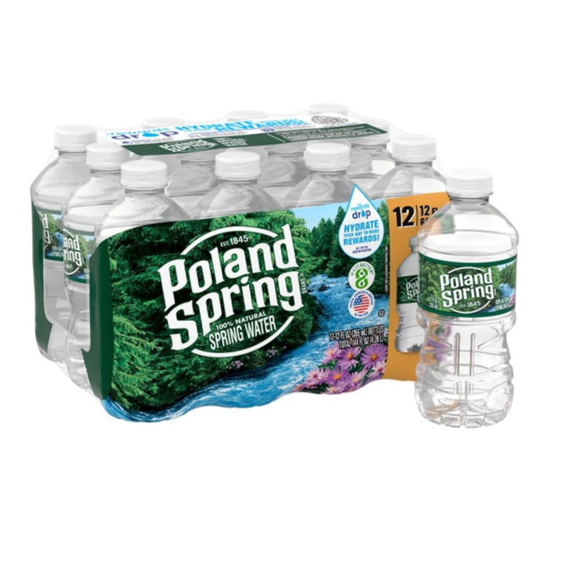 Poland Spring Water Bottle - 12oz.  Main Image