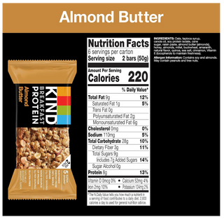 (GF) KIND Breakfast Bar - Almond Butter - Thumbnail 4