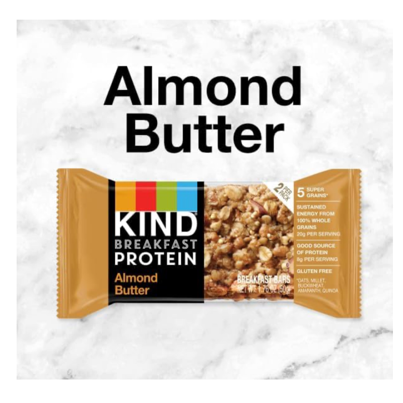 (GF) KIND Breakfast Bar - Almond Butter - Thumbnail (Preview) 2